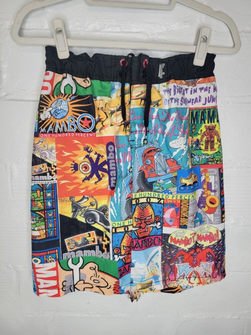 Mambo Australia Medium Skirt Pull On Drawstring Altered Shorts to Skirt AS IS